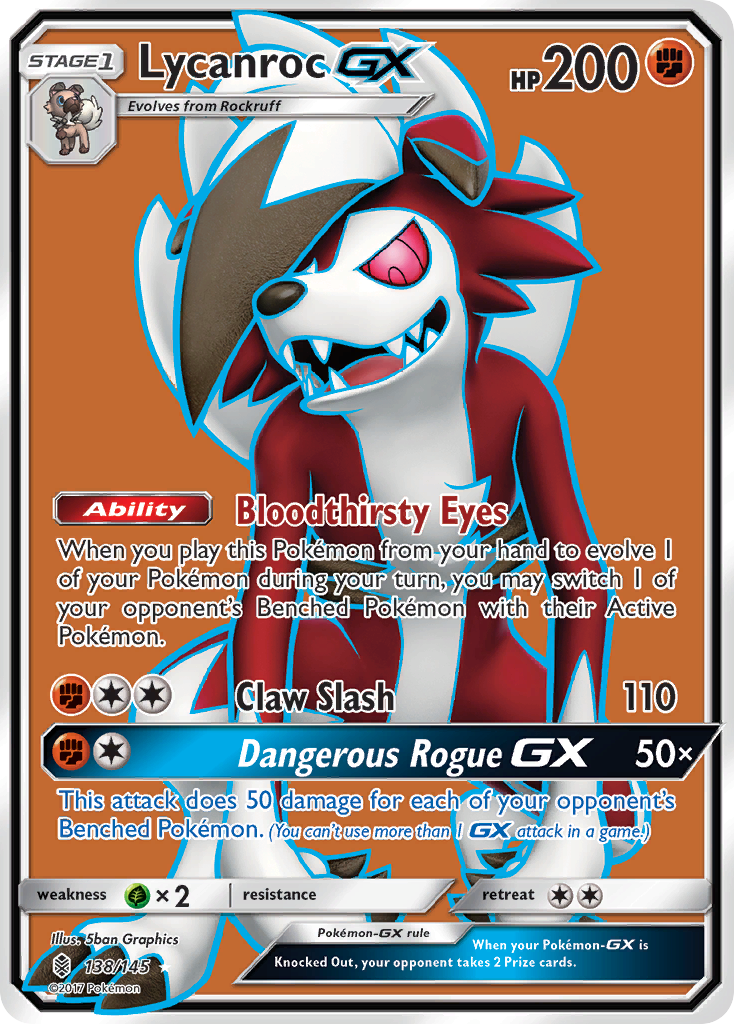Guardians Rising Lycanroc GX #138/145